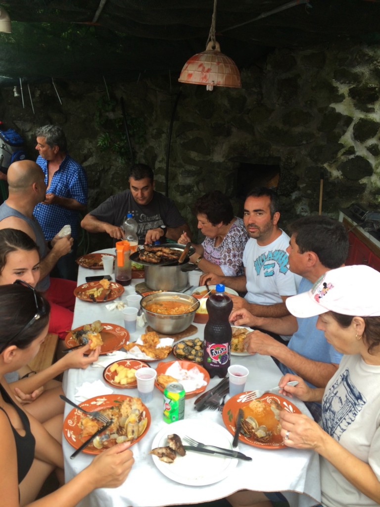 Family dinner, Azores