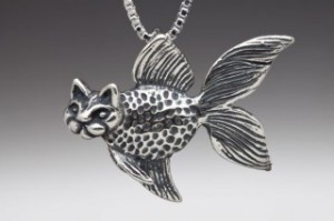 large catfish pendant jewelry