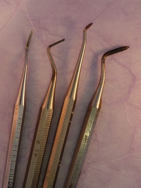 Closeup of Dental Tools