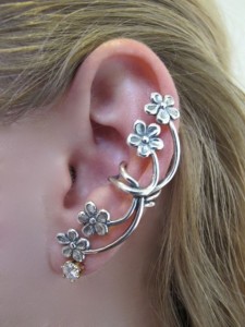 Forget Me Not Ear Cuff