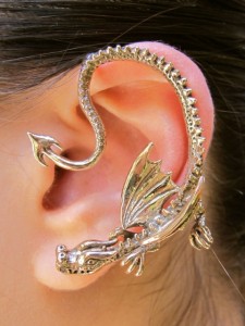 Bronze Throne Dragon Ear Wrap