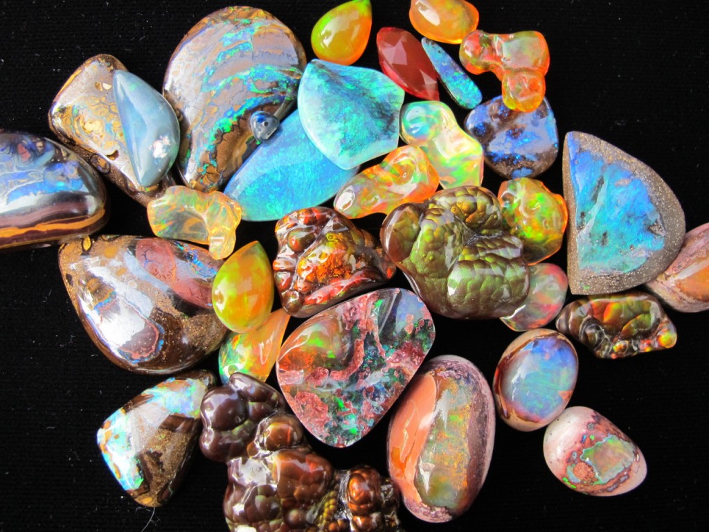 Mexican and Australian Opals