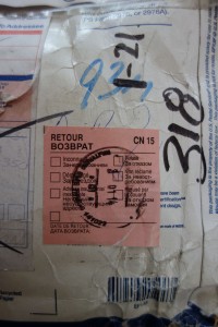 The returned package from Russia