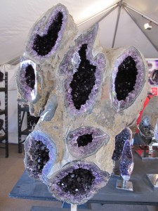 Amethyst Geode Formation - Tucson Gem and Mineral Show