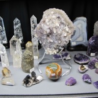 Crystal Display - Tucson Gem and Mineral Show