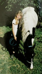 Alisha with her Pony