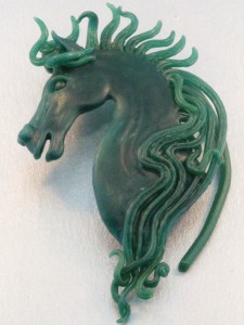 Horse Ear Wrap, Original Wax Carving