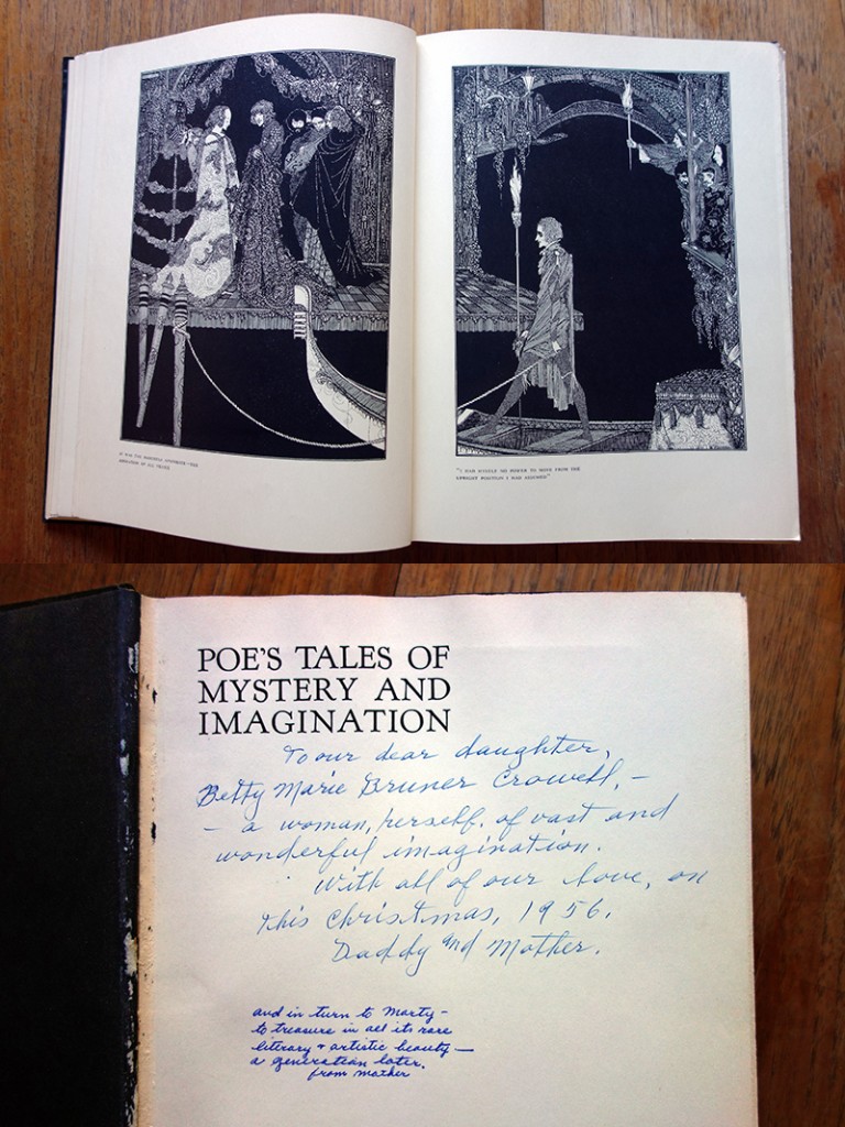 photo by marty magic - text by edgar allen poe - illustrations by harry clarke