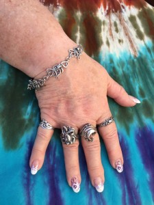 An Ocean of Rings on her Fingers Judy