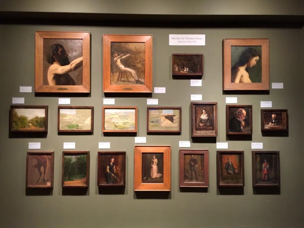 Wall of Thomas Eakins Paintings, Philadelphia Museum of Art