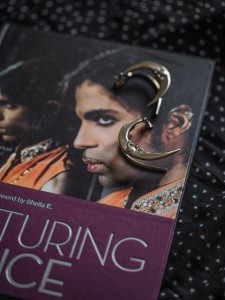 Picturing Prince, image by Steve Parke, Moon Ear Wraps designed by Marty Bobroskie of Marty Magic
