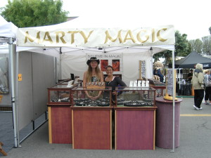 2003 Marty Magic Booth, Half Moon Bay Pumpkin Festival