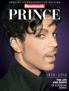 Newsweek - Prince wearing Marty's Crescent Ear Wrap with CZ's