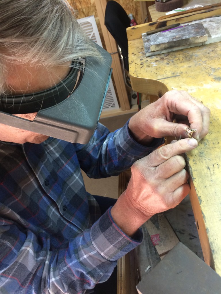 Dave, sizing a custom order ring