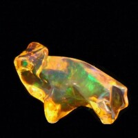 'Toro" Mexican Fire Opal - 17.4 cts